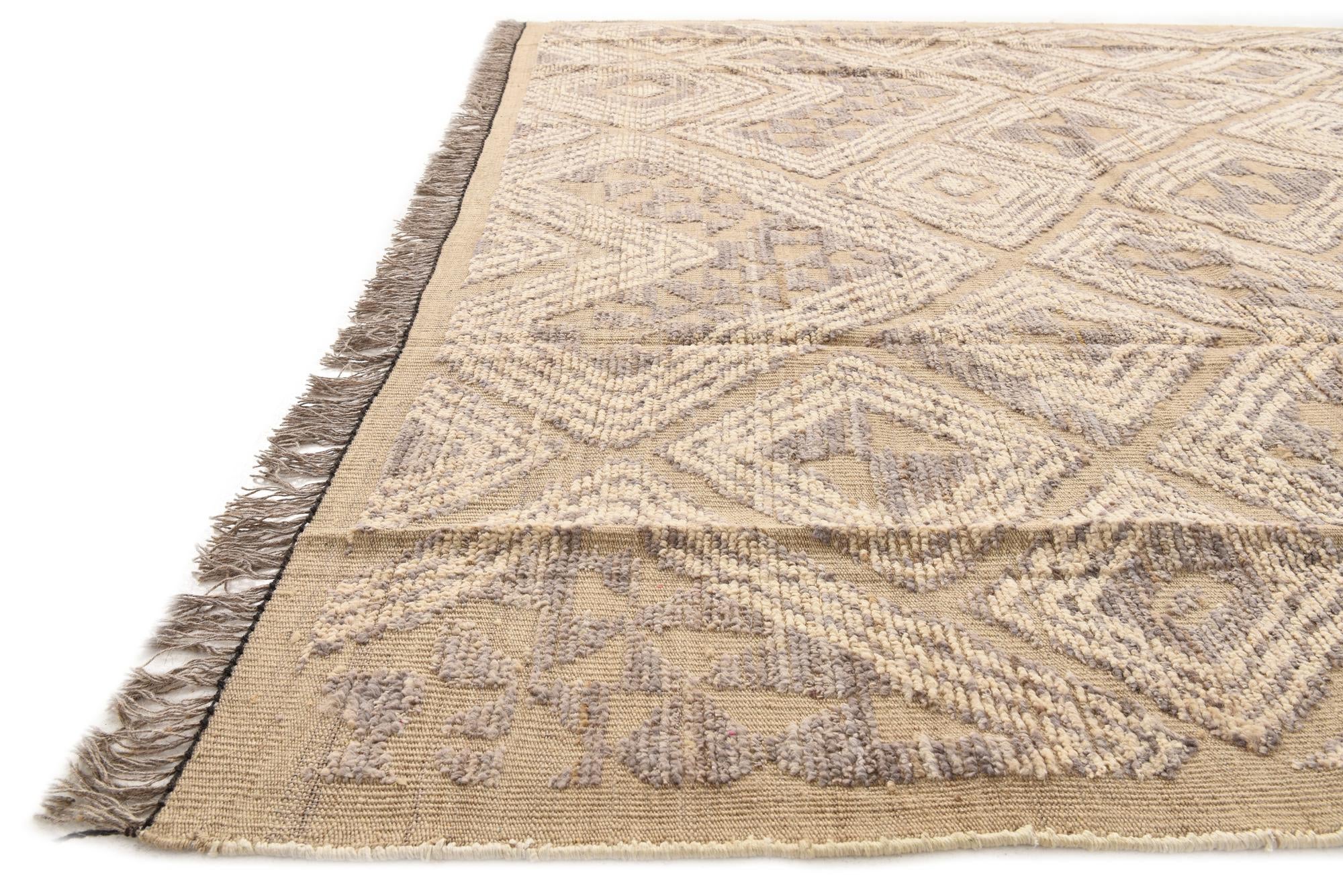 7' 9 x 10' 8 Hand Knotted Darya Wool Rug