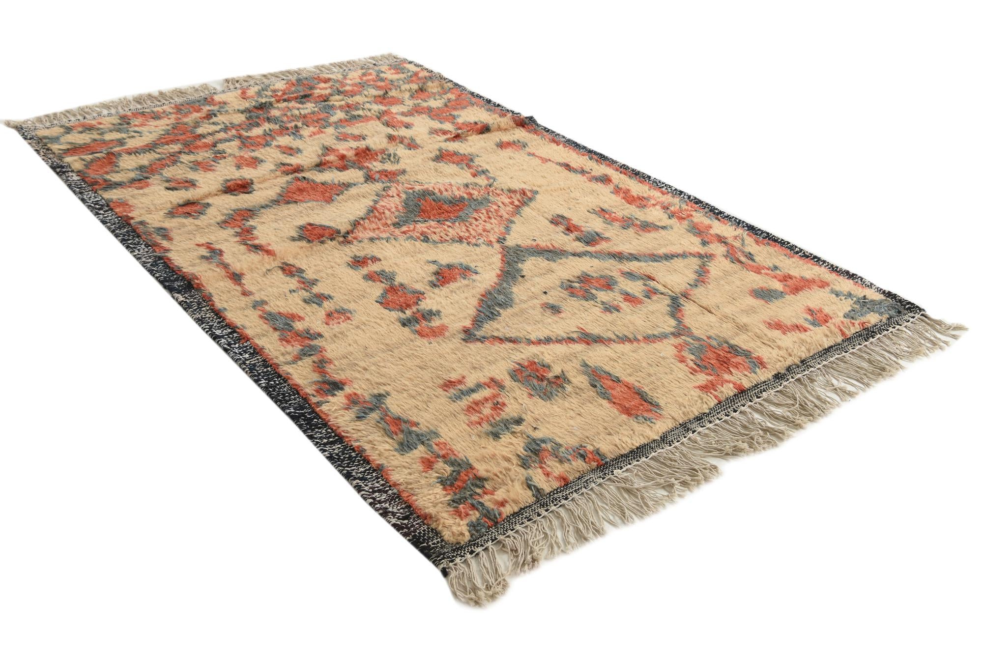 5' 2 x 8' 1 Hand Knotted Darya Wool Rug