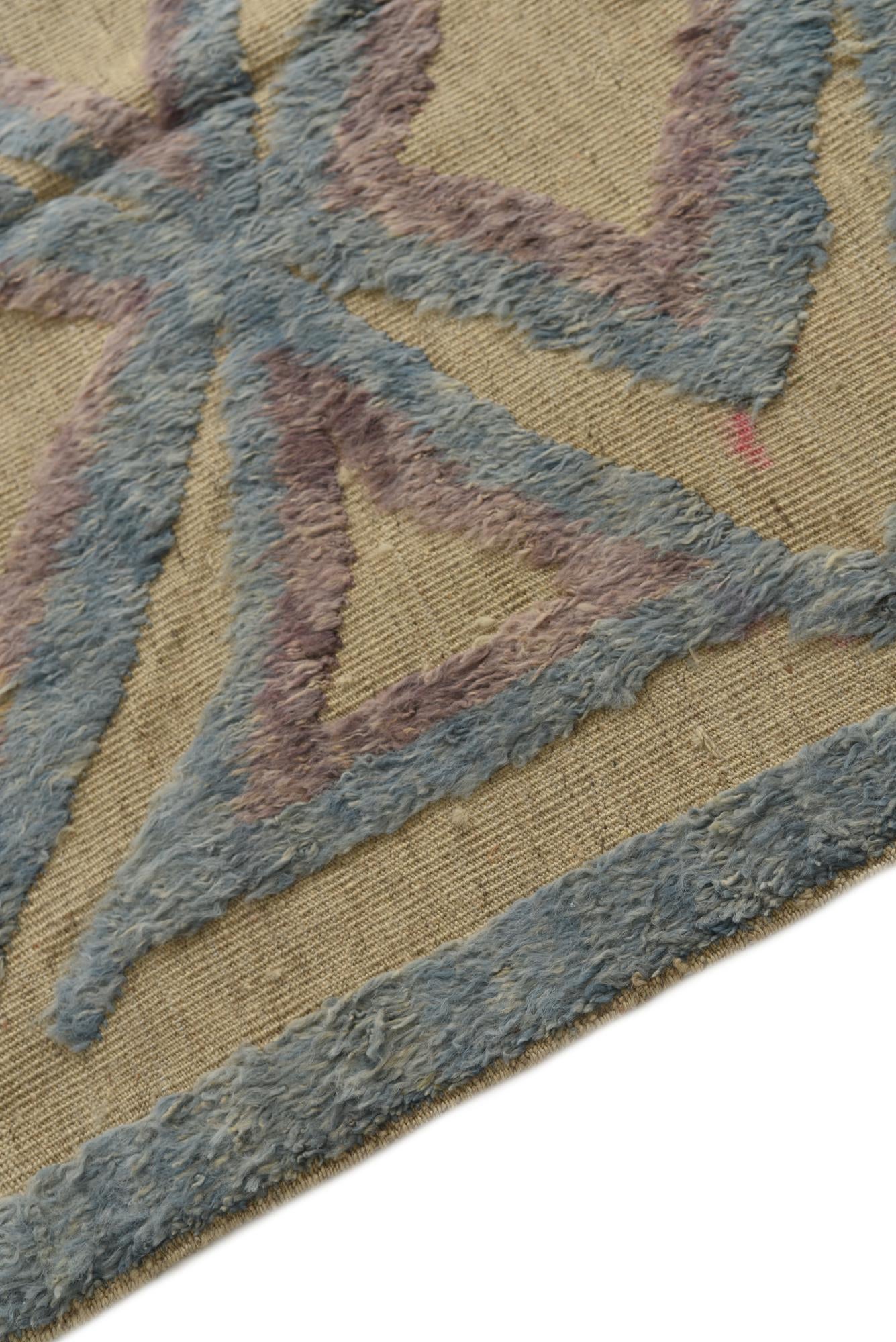 8' x 10' 5 Hand Knotted Darya Wool Rug