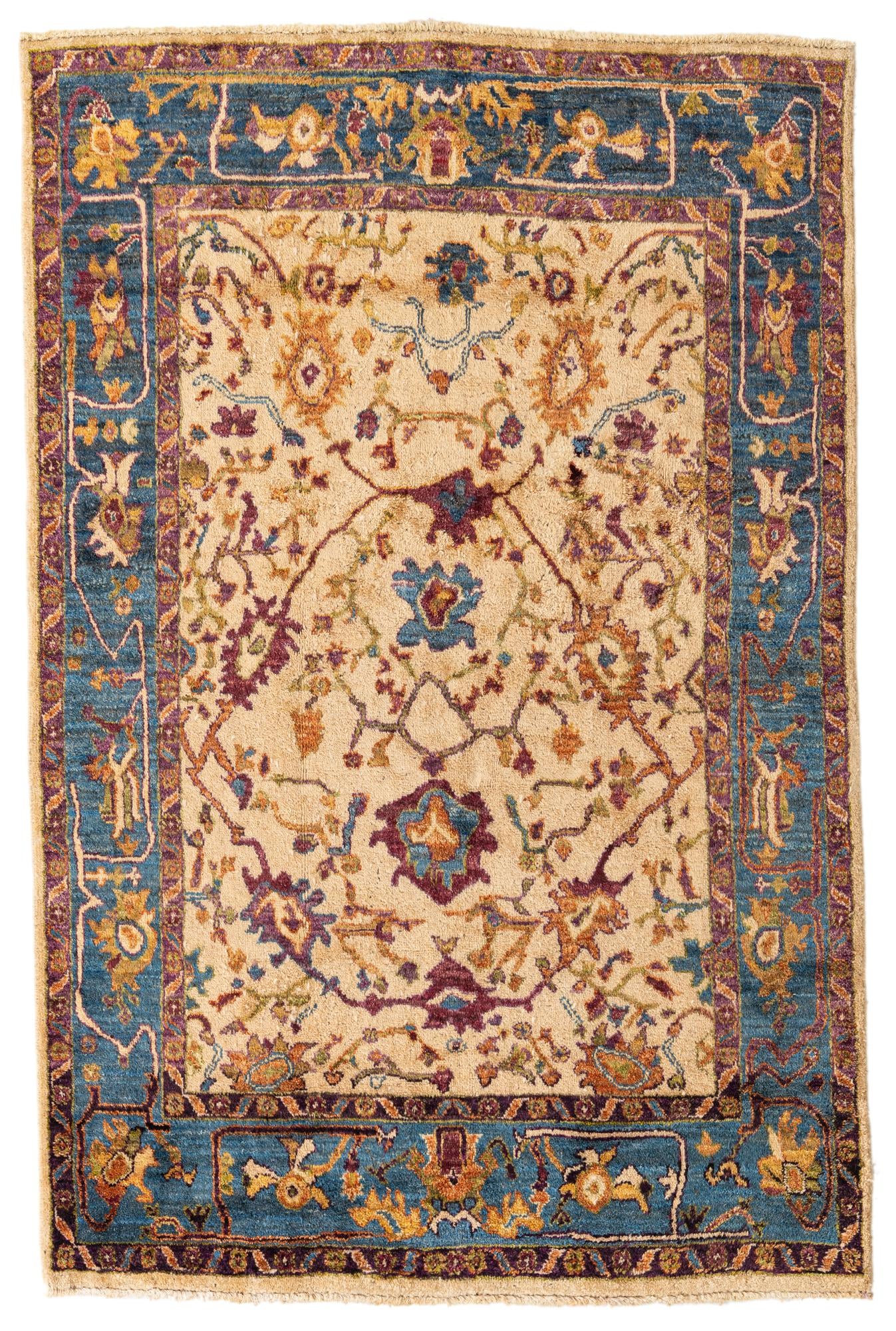 5' 6 x 8' 4 Hand Knotted Darya Wool Rug