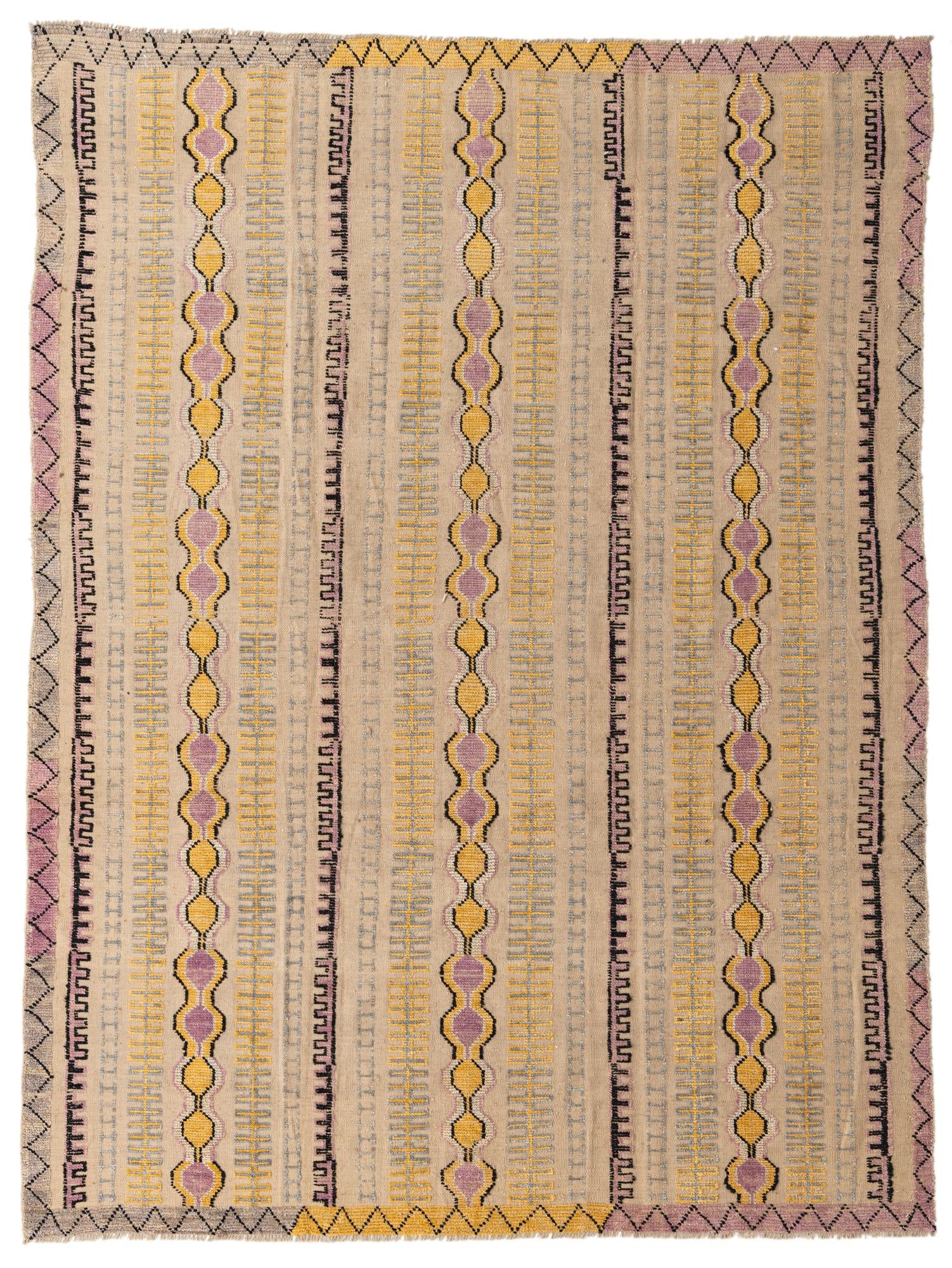 7' 8 x 10' 2 Hand Knotted Darya Wool Rug