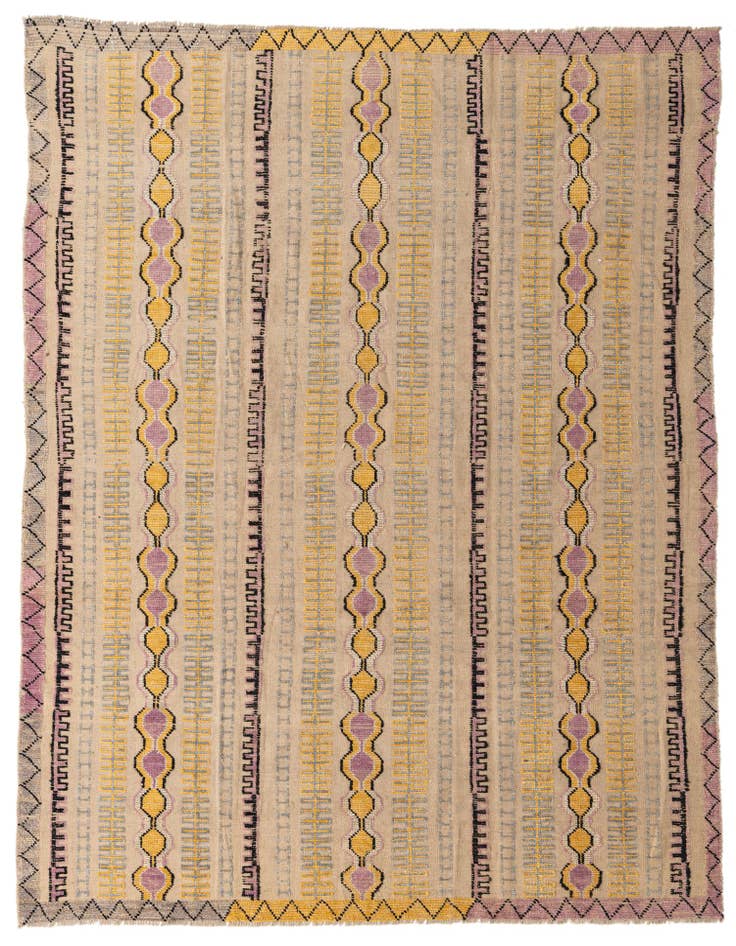 Detail image of 7' 8 x 10' 2 Hand Knotted Darya Wool Rug