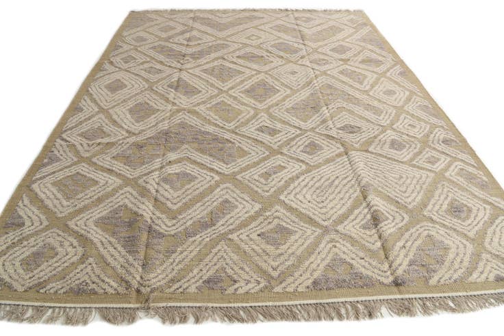 Detail image of 9' 2 x 12' 4 Hand Knotted Darya Wool Rug