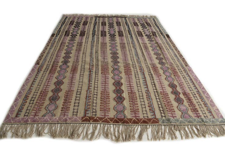 Detail image of 8' 3 x 10' 6 Hand Knotted Darya Wool Rug