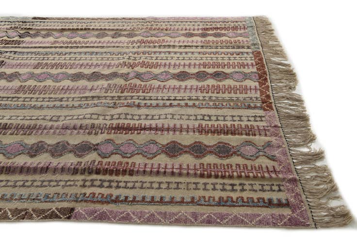 Detail image of 8' 3 x 10' 6 Hand Knotted Darya Wool Rug