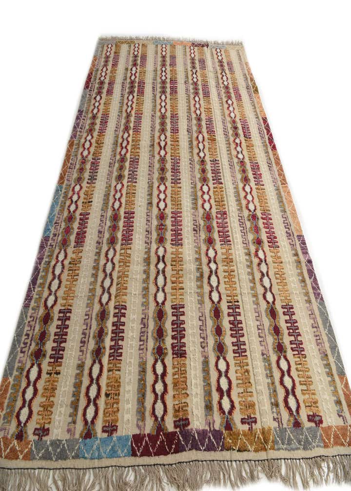 9' x 12' 6 Hand Knotted Darya Wool Rug