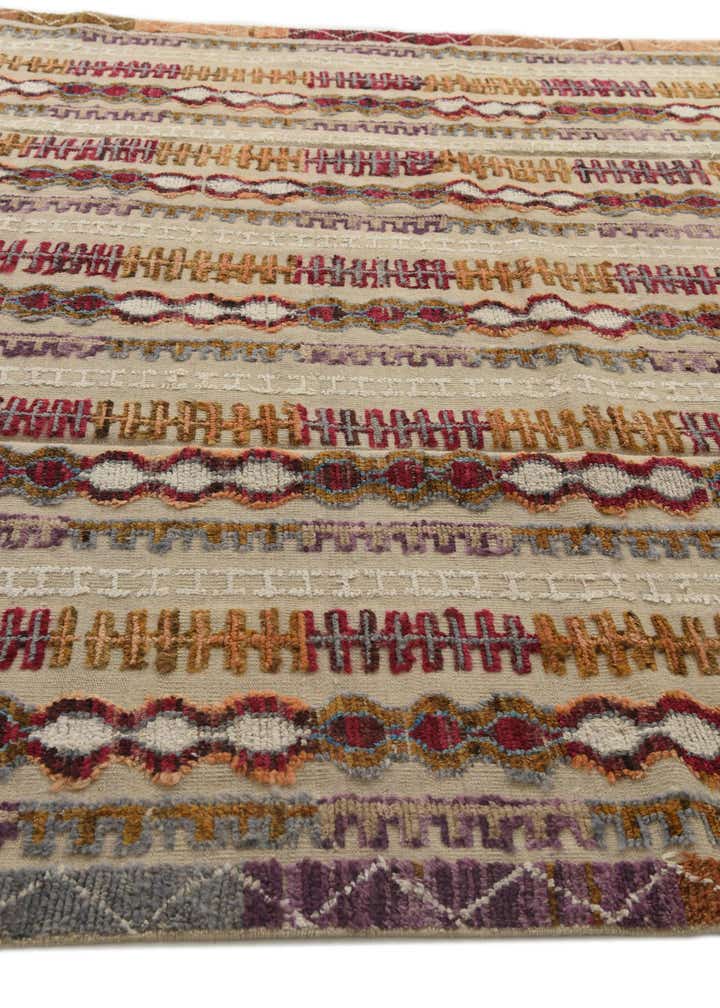 9' x 12' 6 Hand Knotted Darya Wool Rug