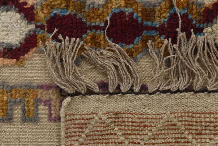 9' x 12' 6 Hand Knotted Darya Wool Rug