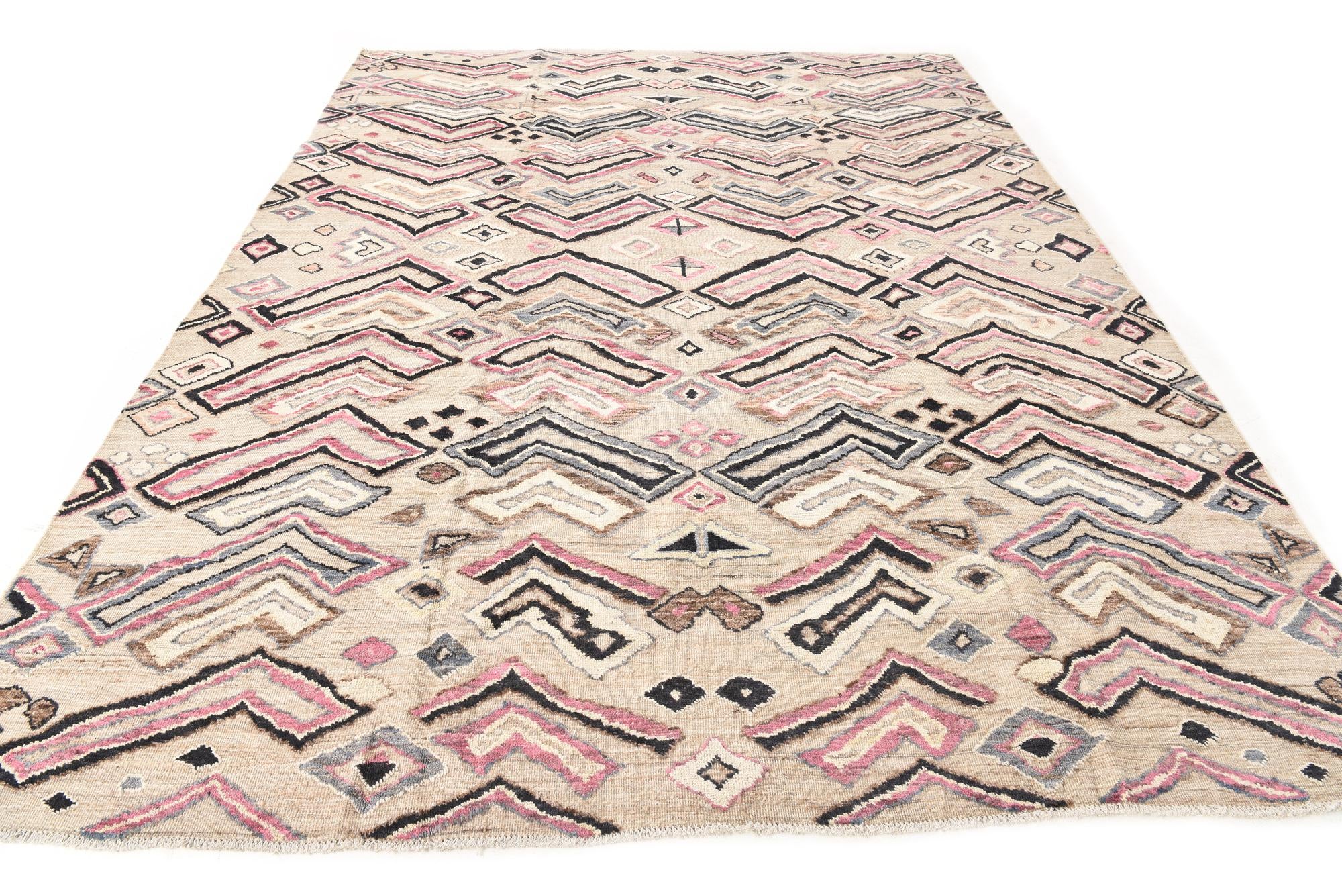 9' x 12' 1 Hand Knotted Darya Wool Rug