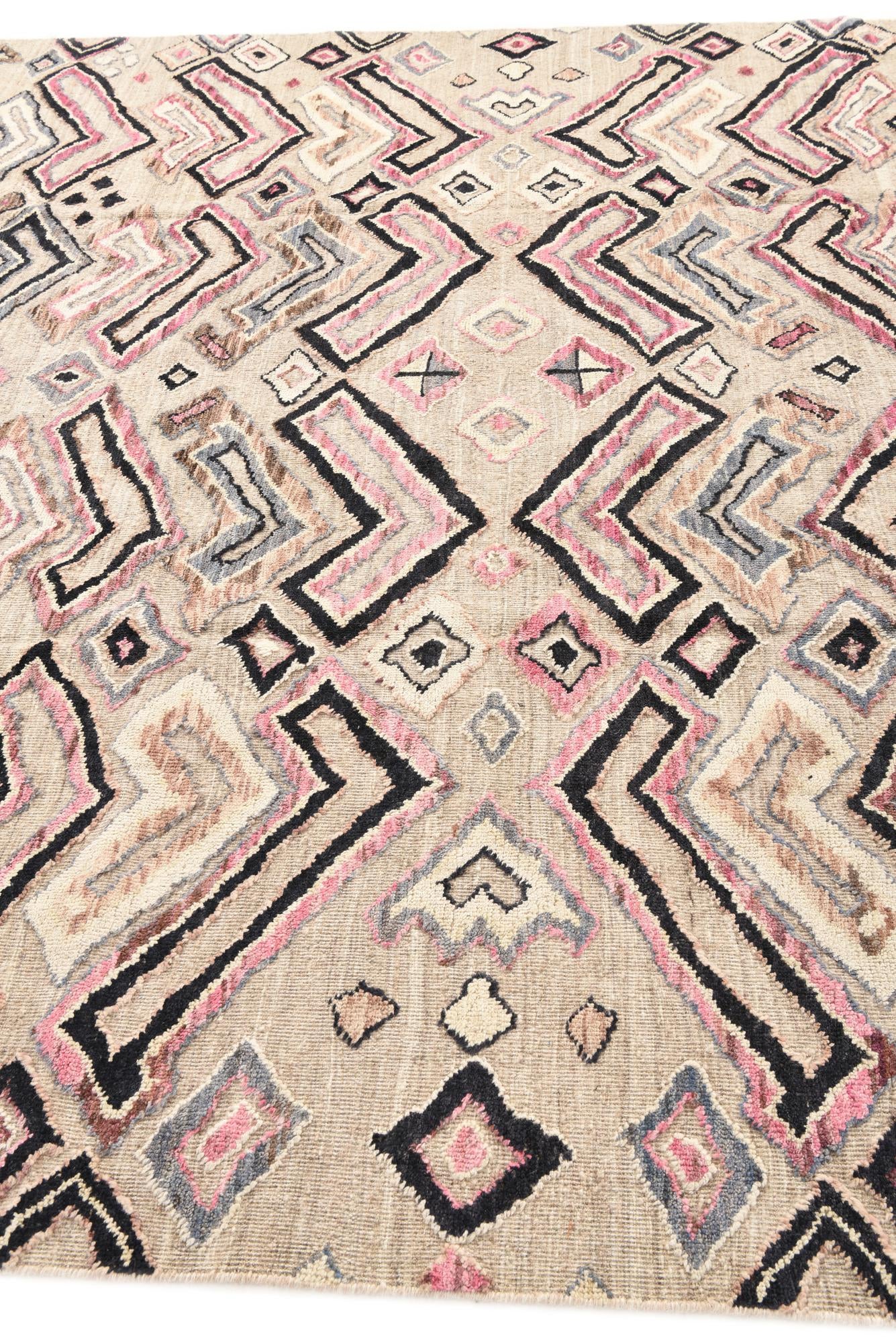 9' x 12' 1 Hand Knotted Darya Wool Rug