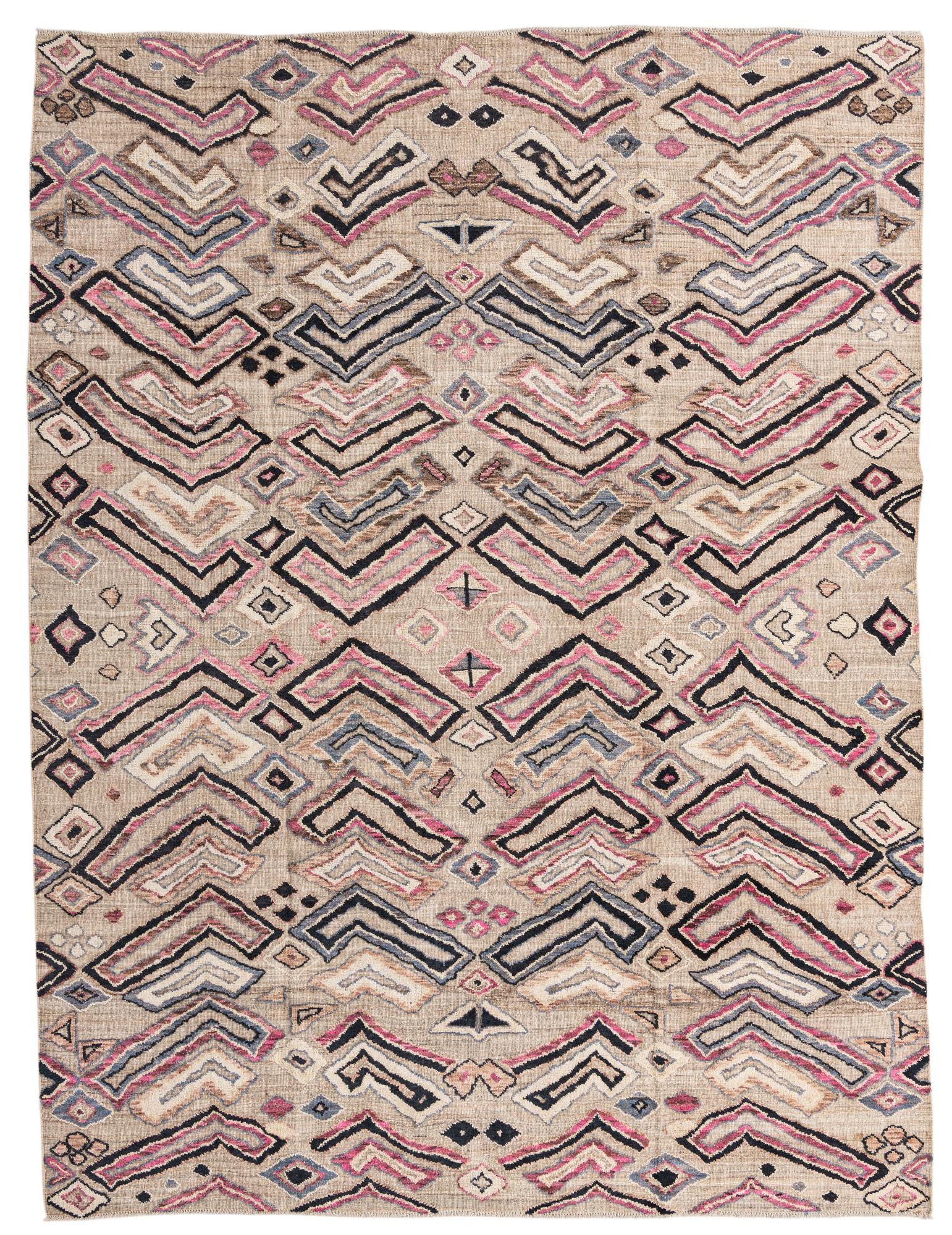 9' x 12' 1 Hand Knotted Darya Wool Rug