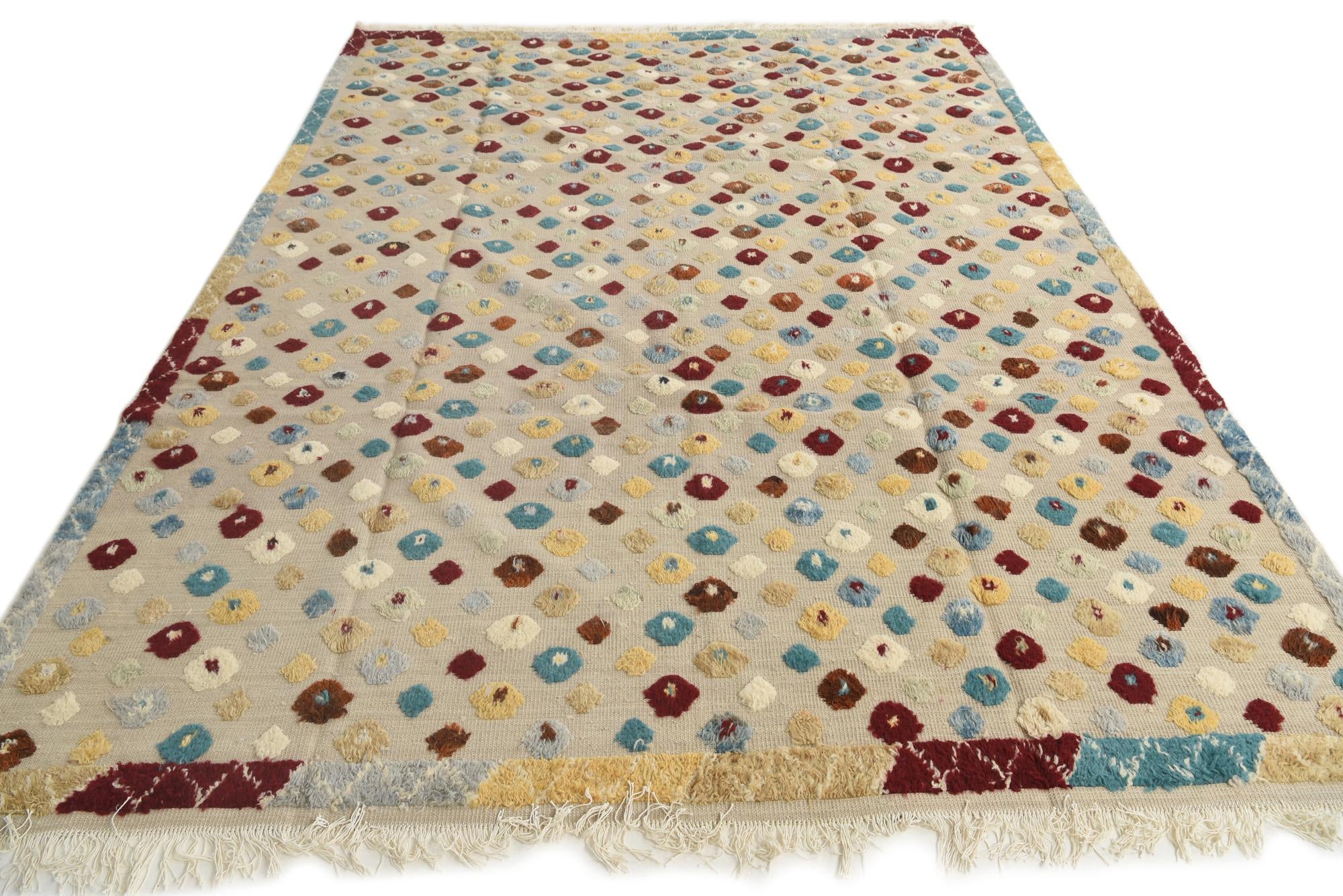 8' x 10' 9 Hand Knotted Darya Wool Rug