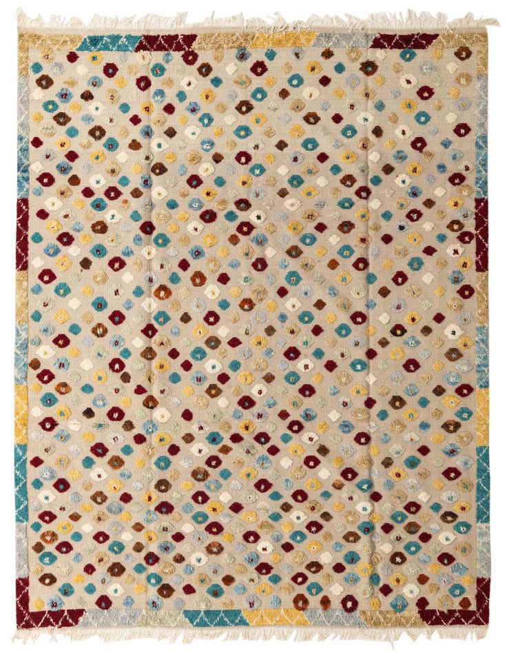 Detail image of 8' x 10' 9 Hand Knotted Darya Wool Rug