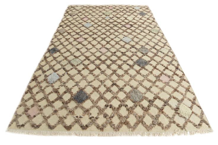 Detail image of 6' 6 x 10' 4 Hand Knotted Darya Wool Rug