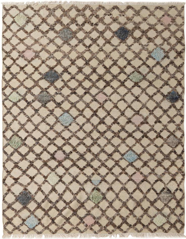 Detail image of 6' 6 x 10' 4 Hand Knotted Darya Wool Rug