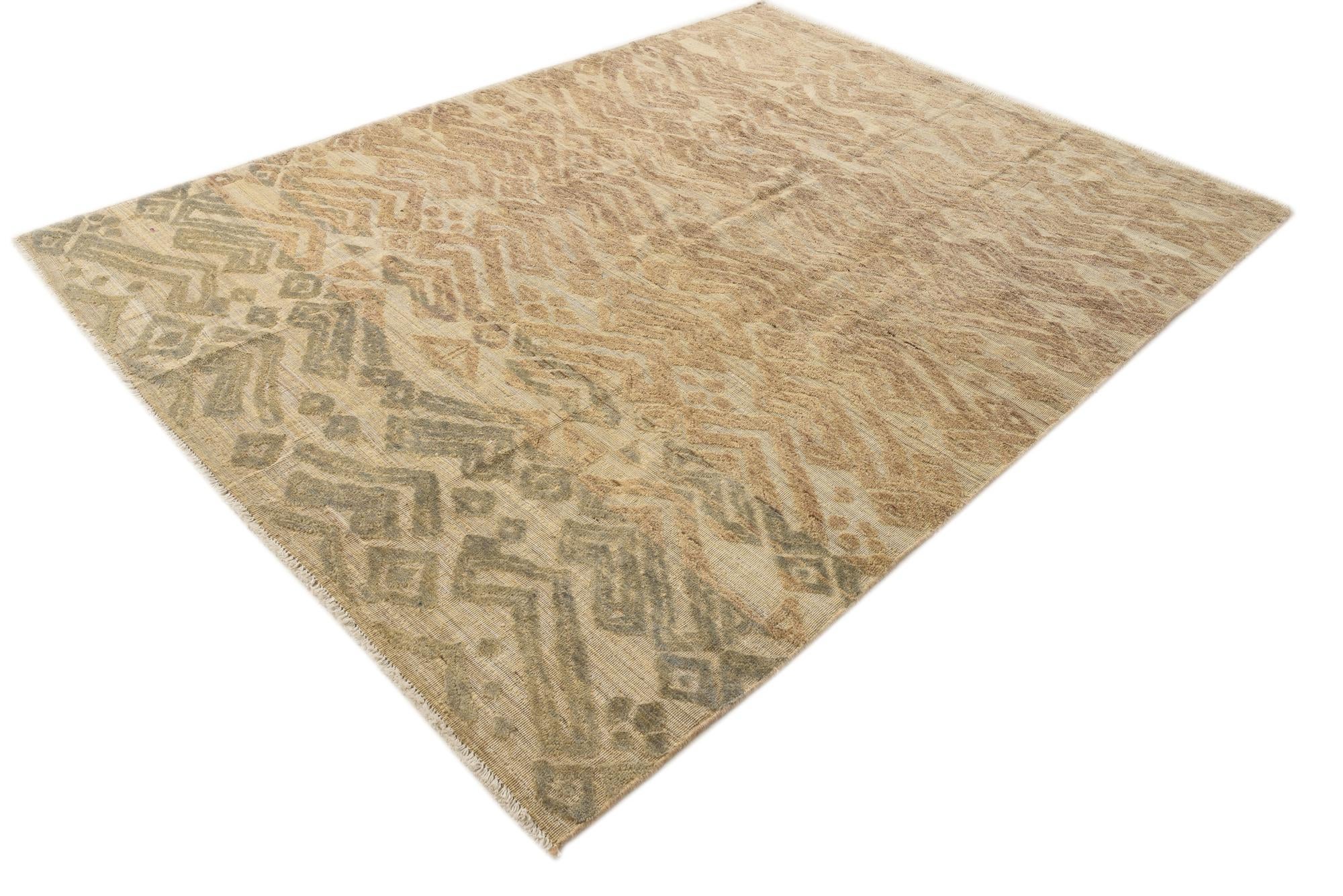 7' 9 x 10' 2 Hand Knotted Darya Wool Rug