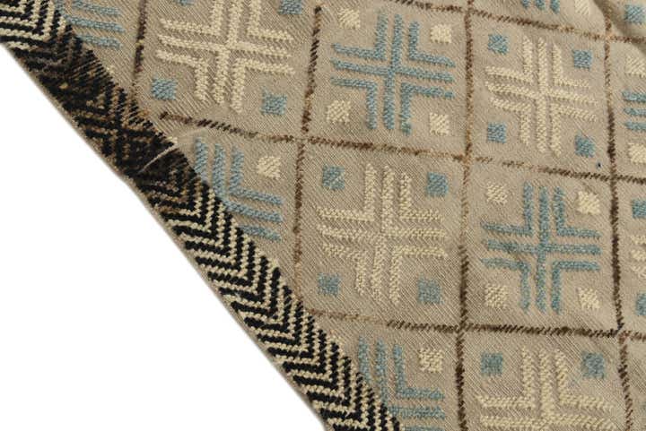 8' 8 x 12' 1 Hand Knotted Darya Wool Rug