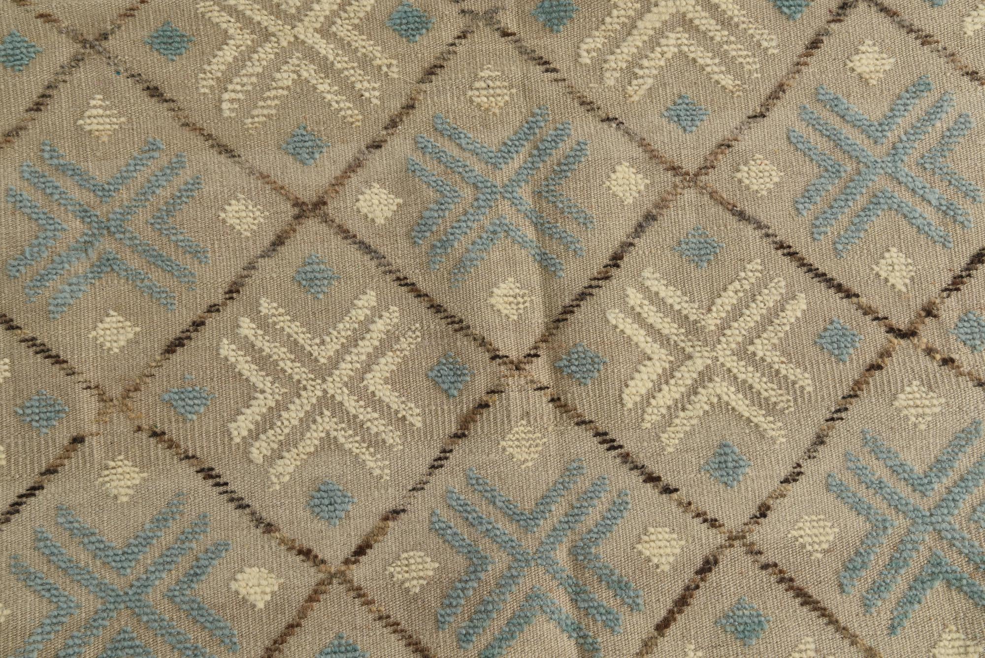 8' 8 x 12' 1 Hand Knotted Darya Wool Rug