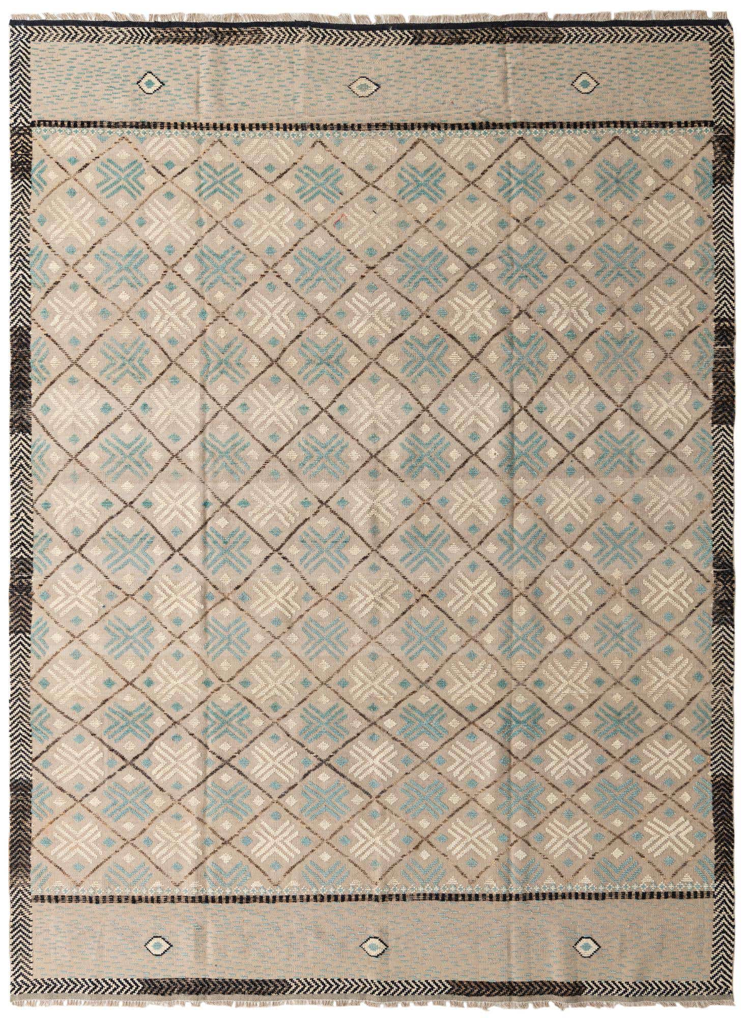 8' 8 x 12' 1 Hand Knotted Darya Wool Rug