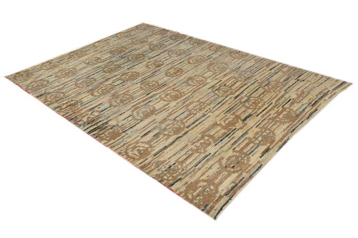 Detail image of 7' 1 x 9' 9 Hand Knotted Darya Wool Rug