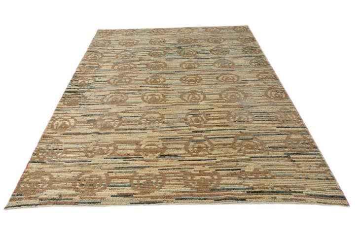 Detail image of 7' 1 x 9' 9 Hand Knotted Darya Wool Rug