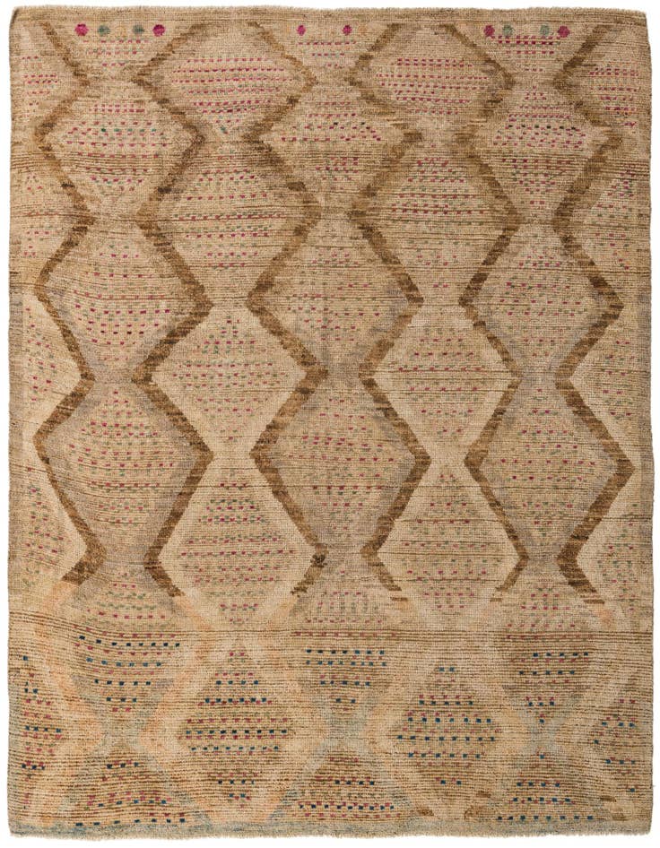 Detail image of 7' 9 x 10' Hand Knotted Darya Wool Rug