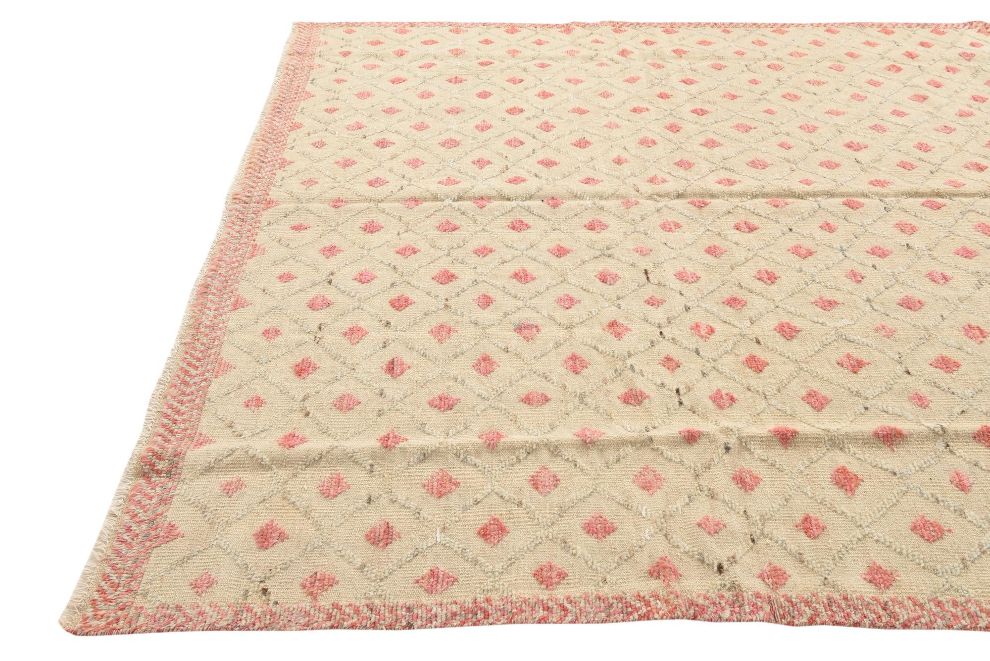 8' x 10' 9 Hand Knotted Darya Wool Rug