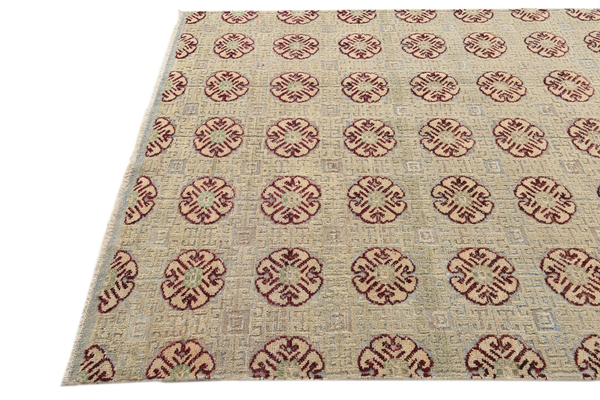 5' 5 x 8' 2 Hand Knotted Darya Wool Rug