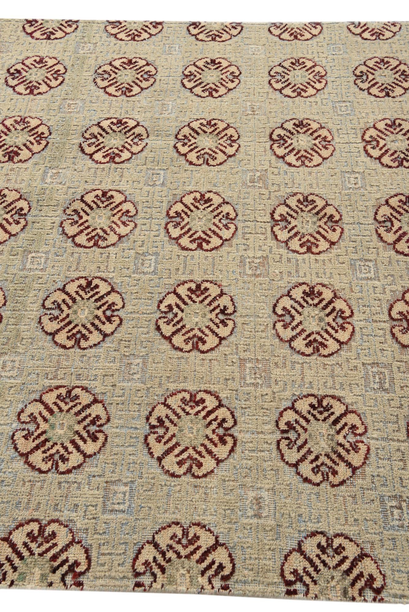 5' 5 x 8' 2 Hand Knotted Darya Wool Rug