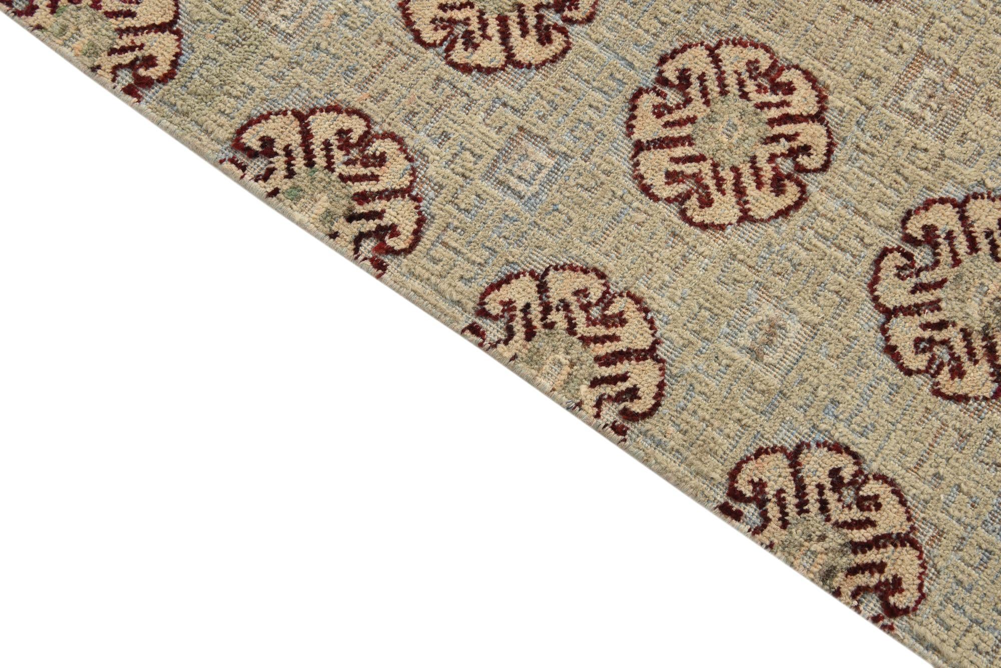 5' 5 x 8' 2 Hand Knotted Darya Wool Rug