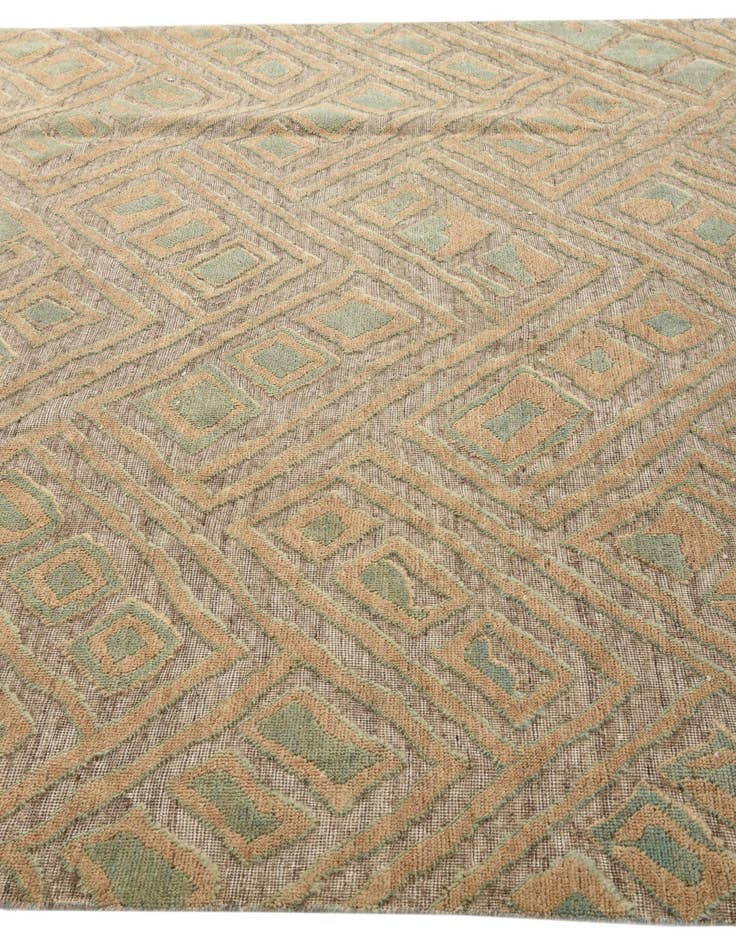 Detail image of 7' 11 x 10' 6  Hand Knotted Darya Wool Rug