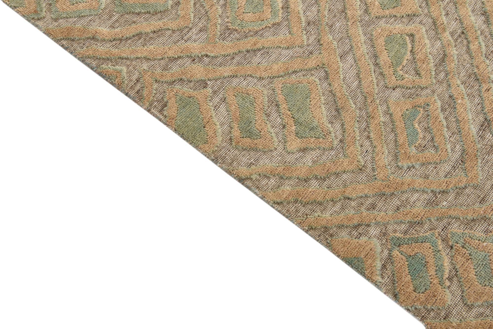 7' 11 x 10' 6 Hand Knotted Darya Wool Rug