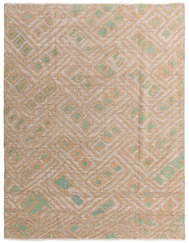 Detail image of 7' 11 x 10' 6 Hand Knotted Darya Wool Rug