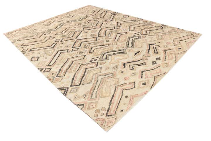 8' 11 x 11' 9 Hand Knotted Darya Wool Rug