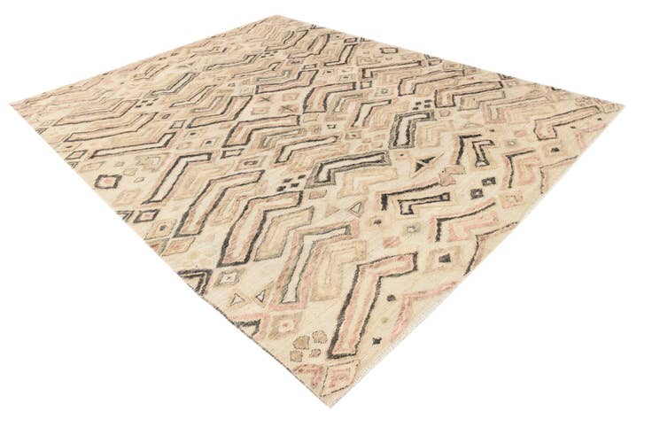 Detail image of 8' 11 x 11' 9 Hand Knotted Darya Wool Rug