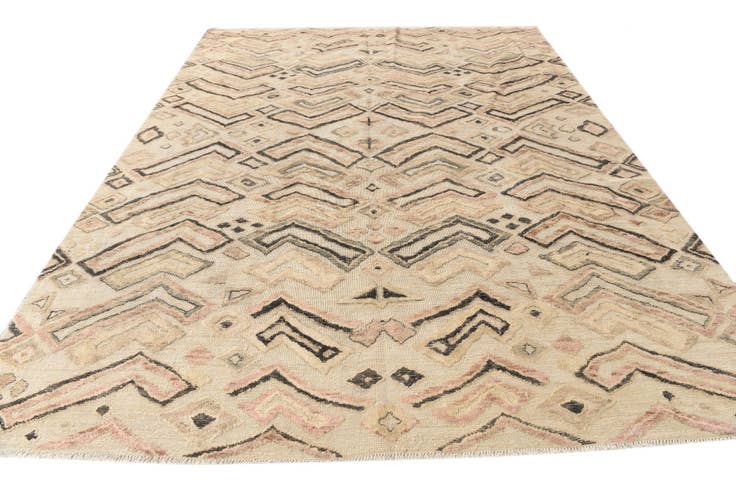 Detail image of 8' 11 x 11' 9 Hand Knotted Darya Wool Rug