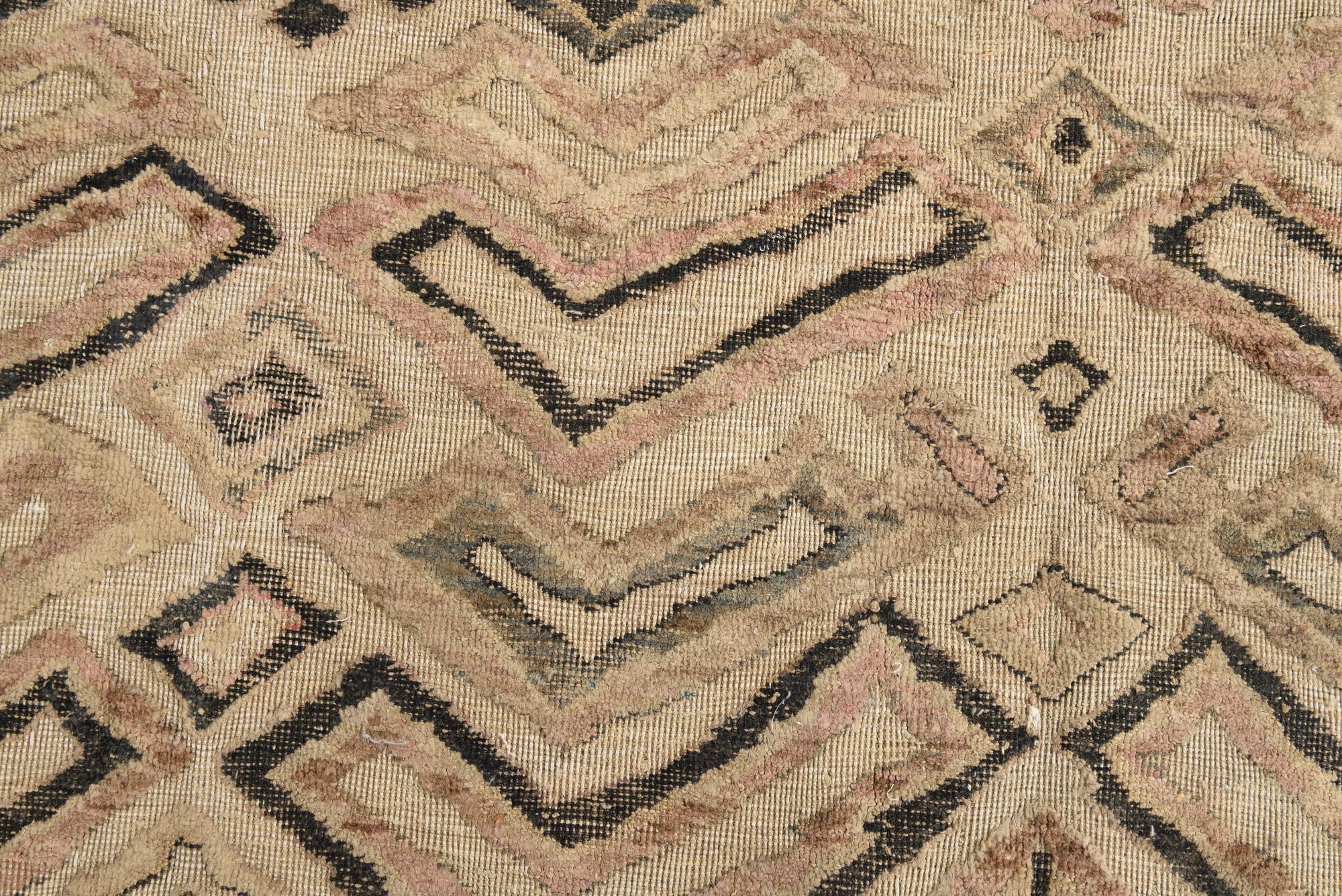 8' 11 x 11' 9 Hand Knotted Darya Wool Rug