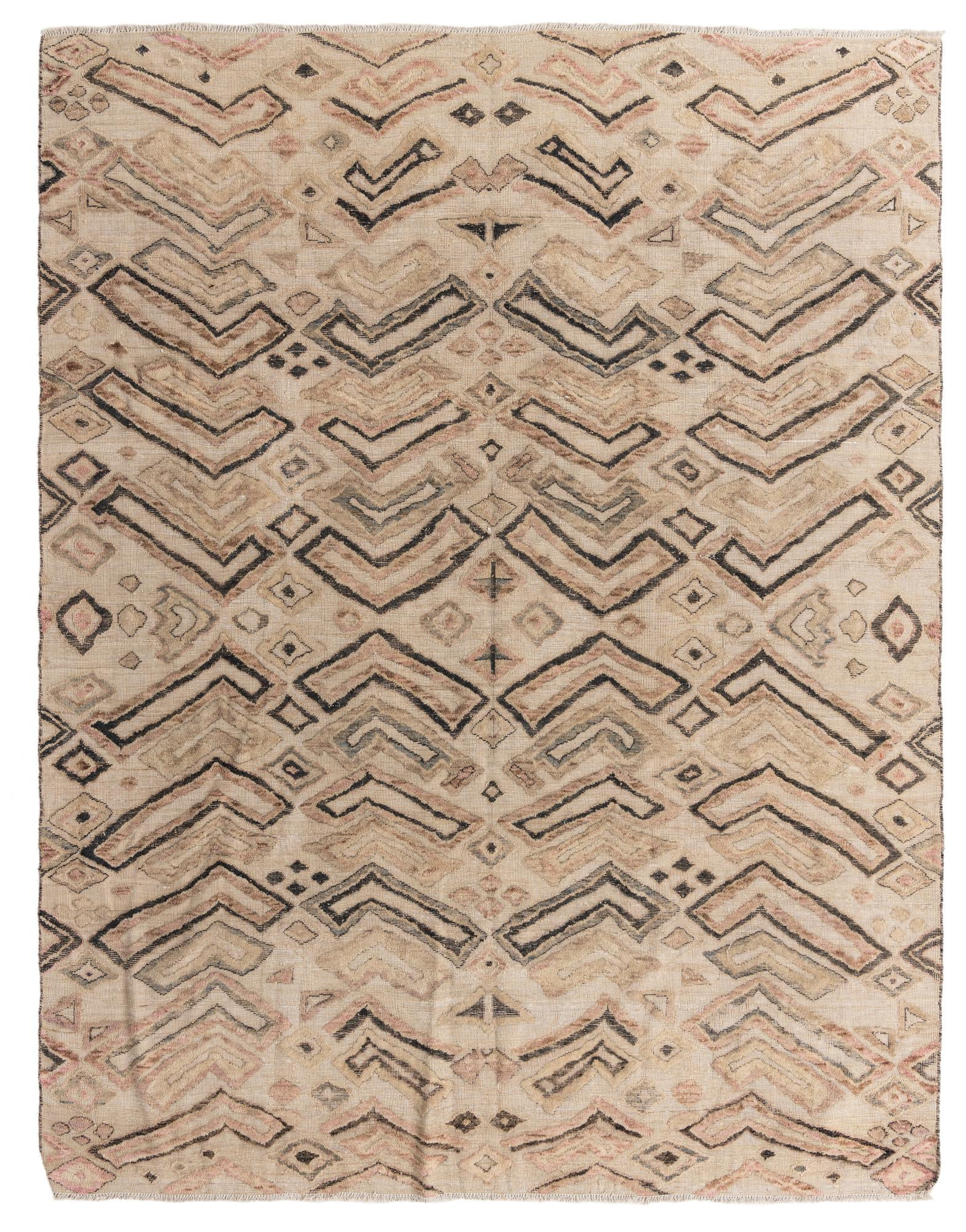 8' 11 x 11' 9 Hand Knotted Darya Wool Rug