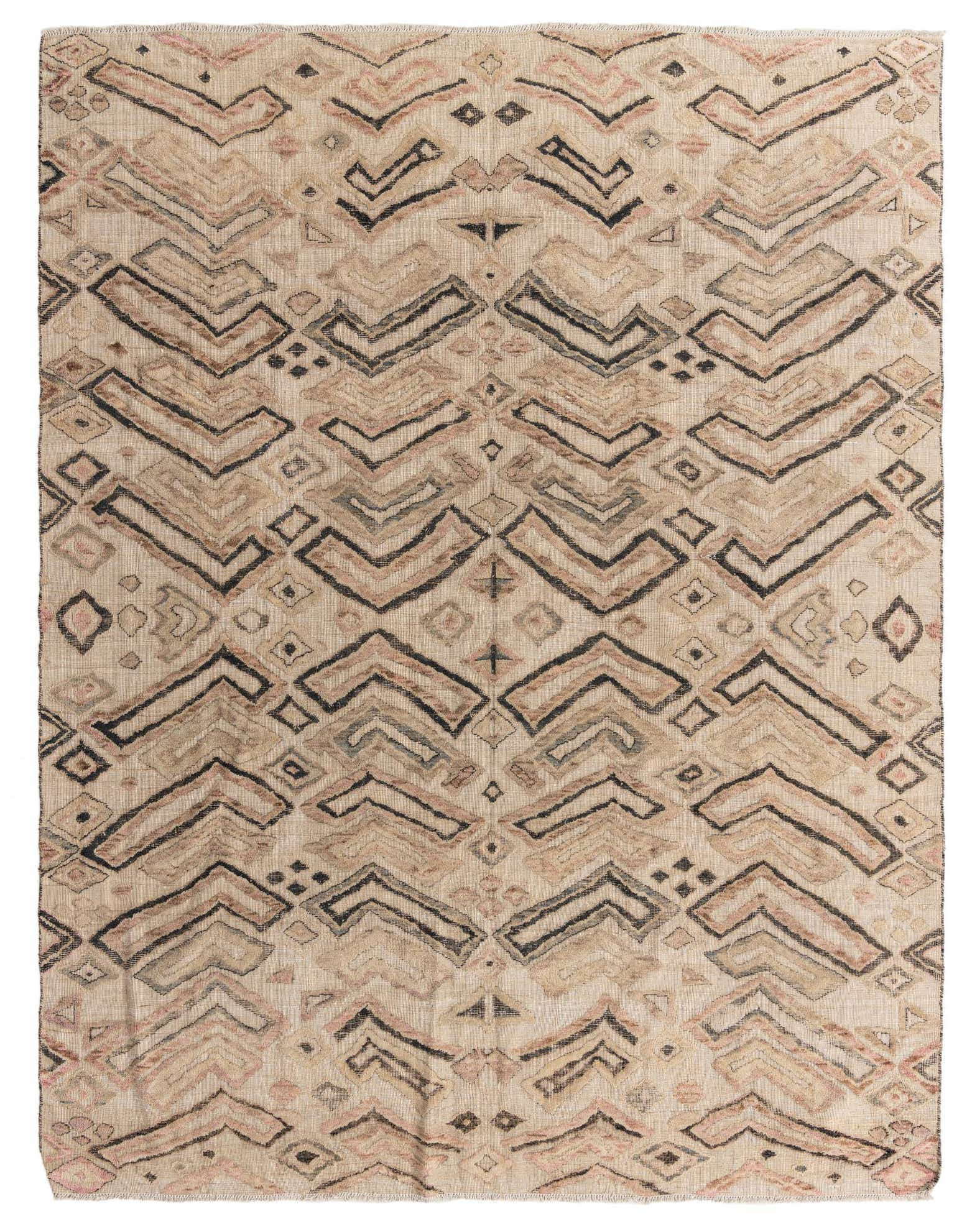 8' 11 x 11' 9 Hand Knotted Darya Wool Rug