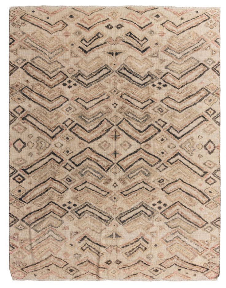 Detail image of 8' 11 x 11' 9 Hand Knotted Darya Wool Rug