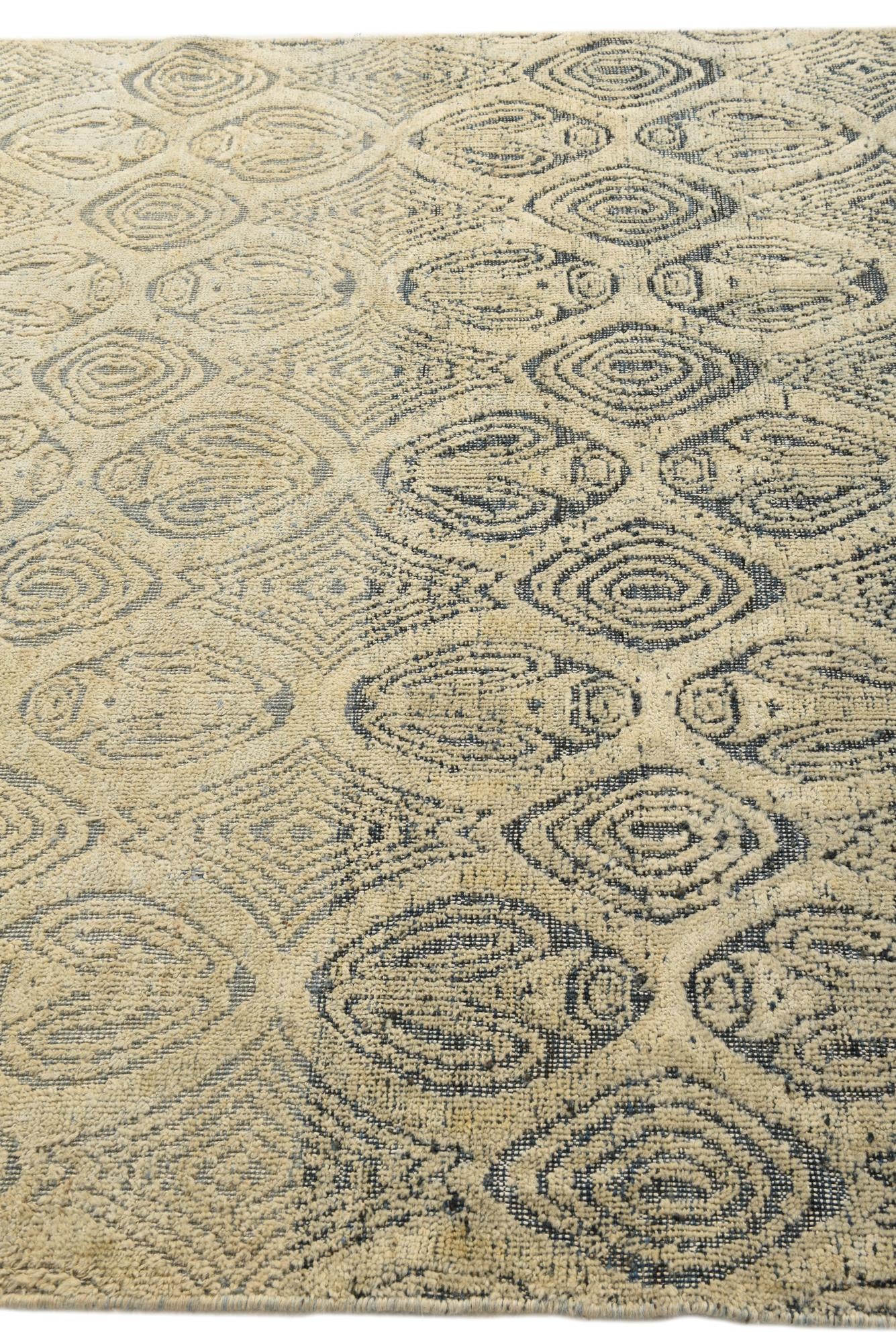 5' 9 x 7' 9 Hand Knotted Darya Wool Rug