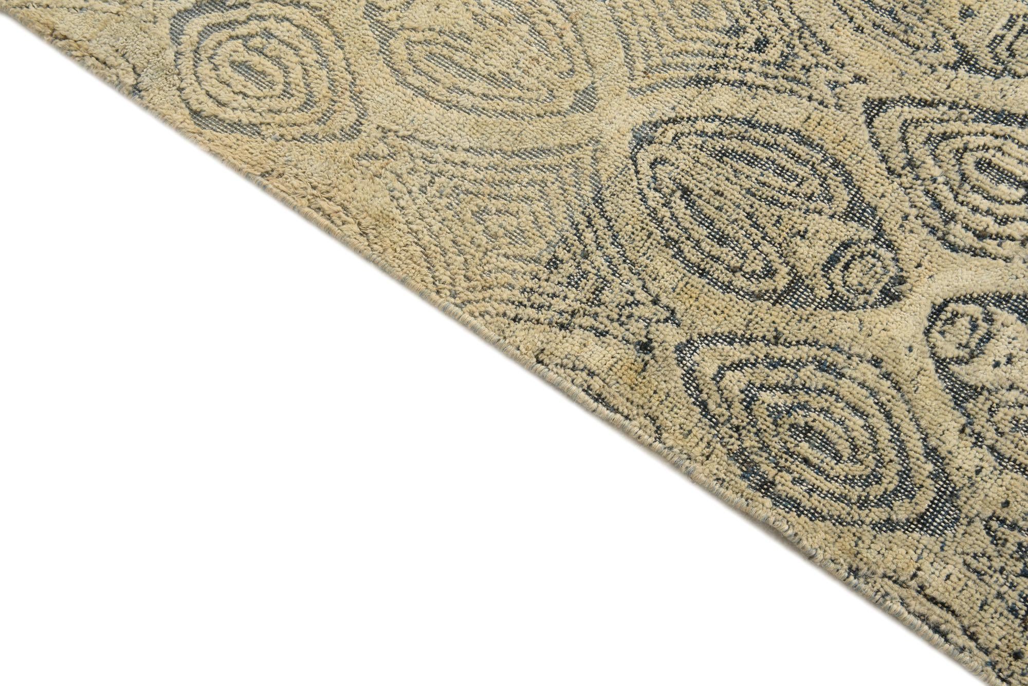 5' 9 x 7' 9 Hand Knotted Darya Wool Rug