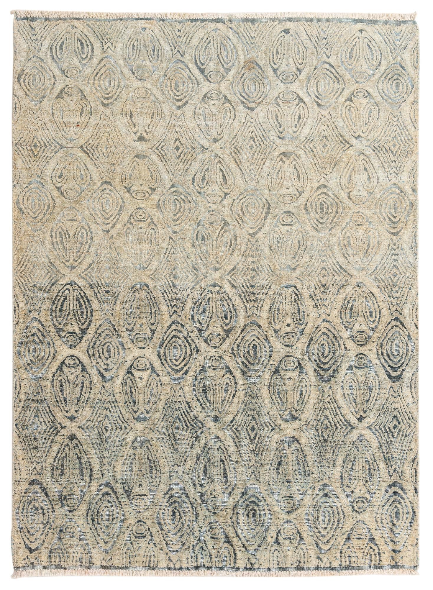 5' 9 x 7' 9 Hand Knotted Darya Wool Rug