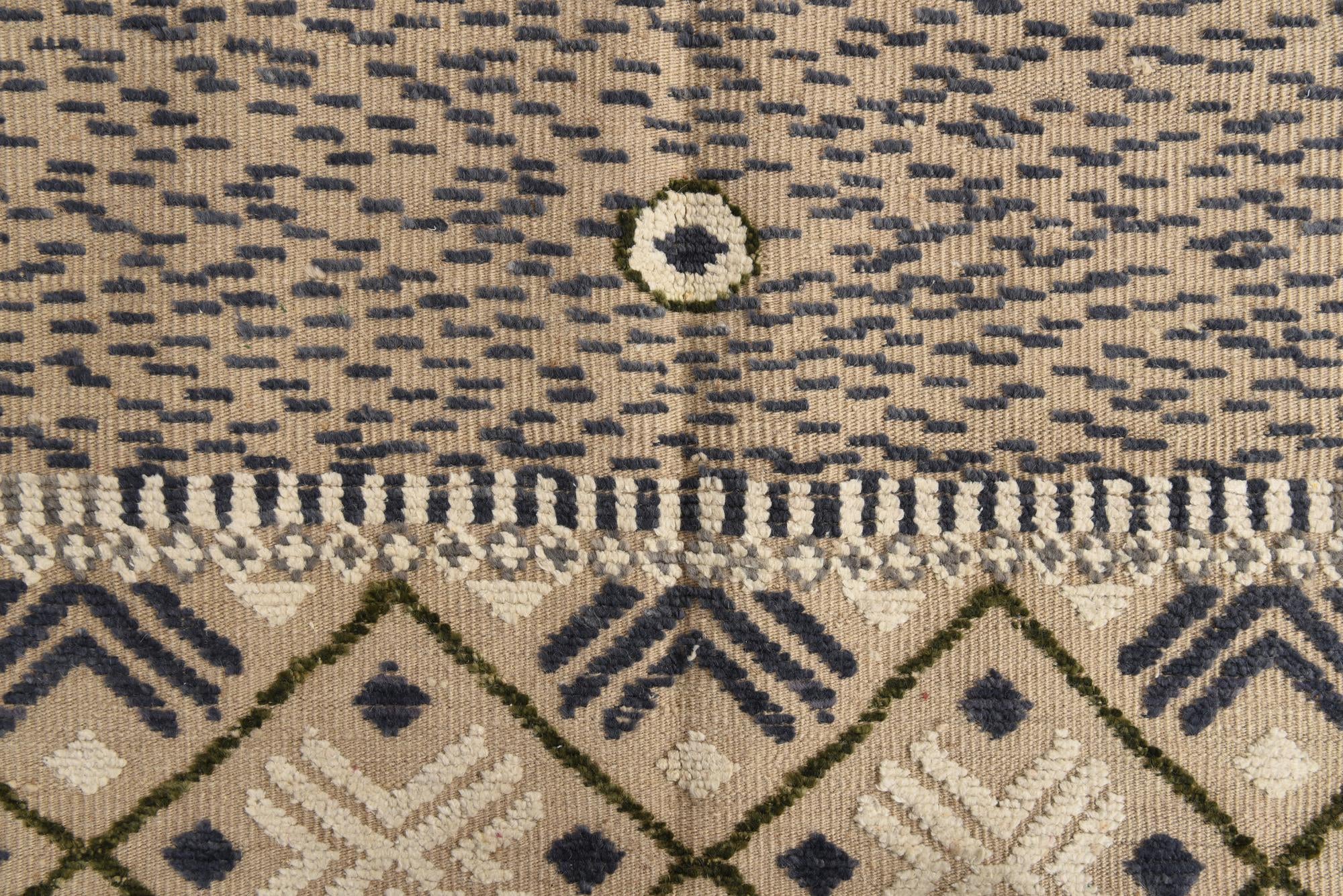 9' 9 x 14' 6 Hand Knotted Darya Wool Rug