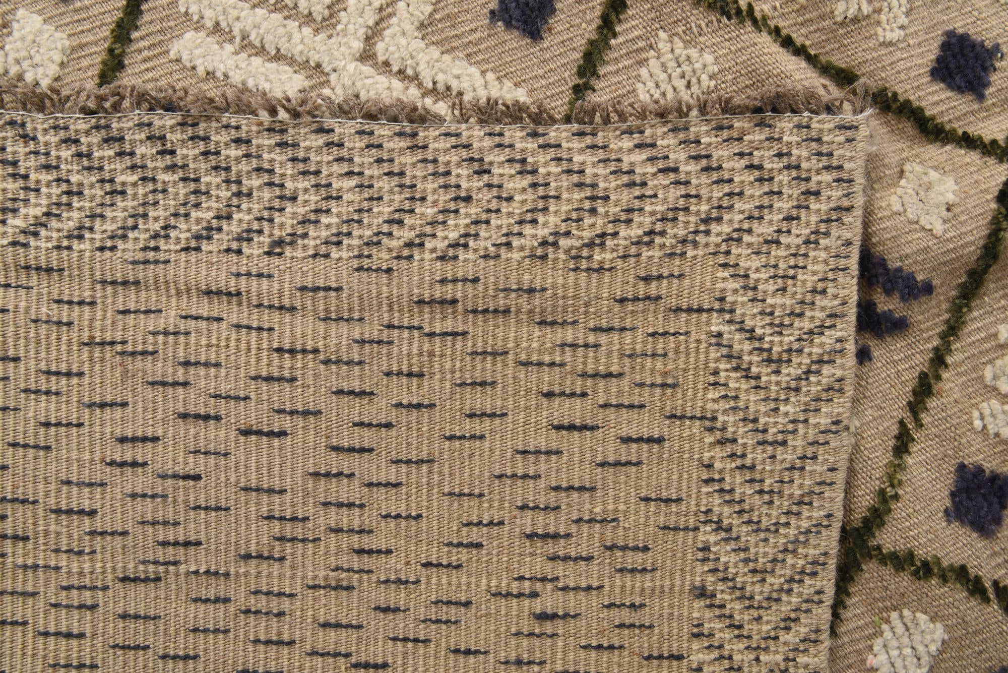 9' 9 x 14' 6 Hand Knotted Darya Wool Rug