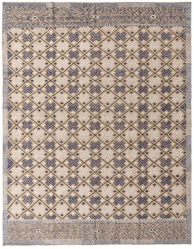 Detail image of 9' 9 x 14' 6 Hand Knotted Darya Wool Rug