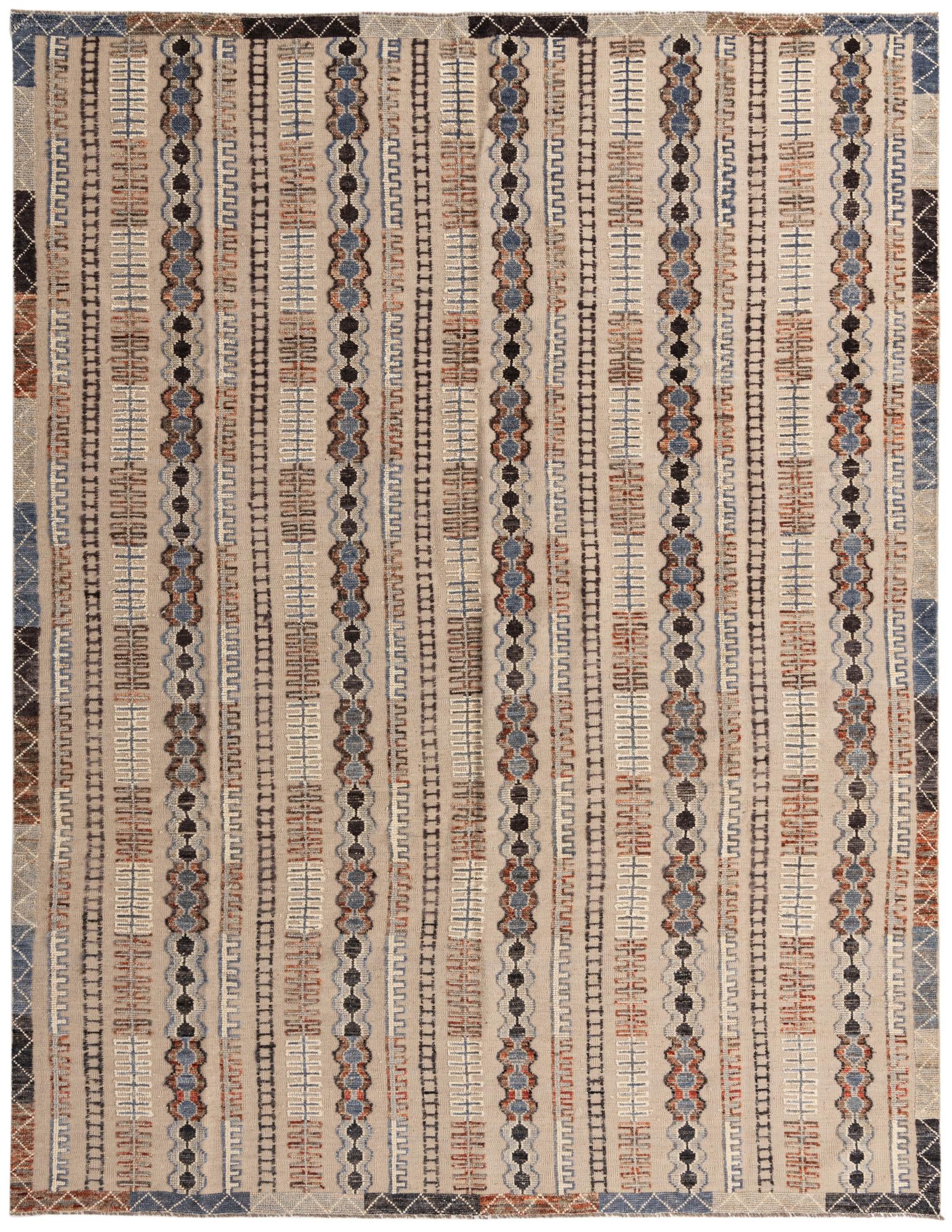 9' 5 x 12' 1 Hand Knotted Darya Wool Rug