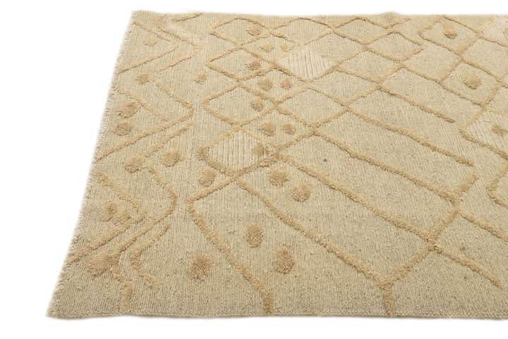 4' 6 x 6' 2 Hand Knotted Darya Wool Rug
