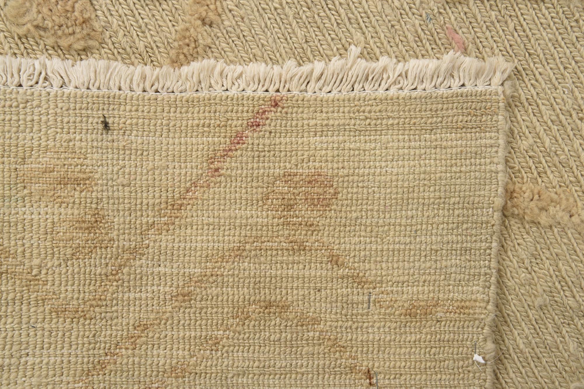 4' 6 x 6' 2 Hand Knotted Darya Wool Rug