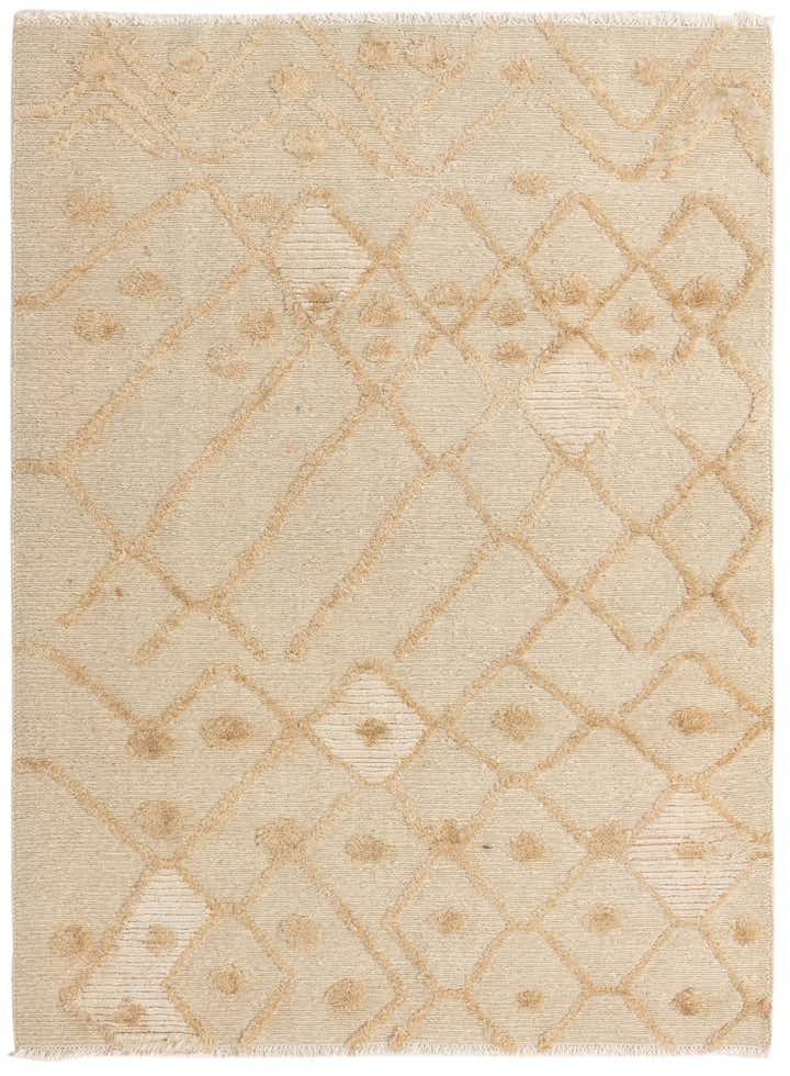 4' 6 x 6' 2 Hand Knotted Darya Wool Rug